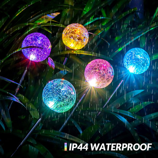 SOLPEX Solar Garden Lights 3 Pack, Solar Lights Outdoor Decorative, So