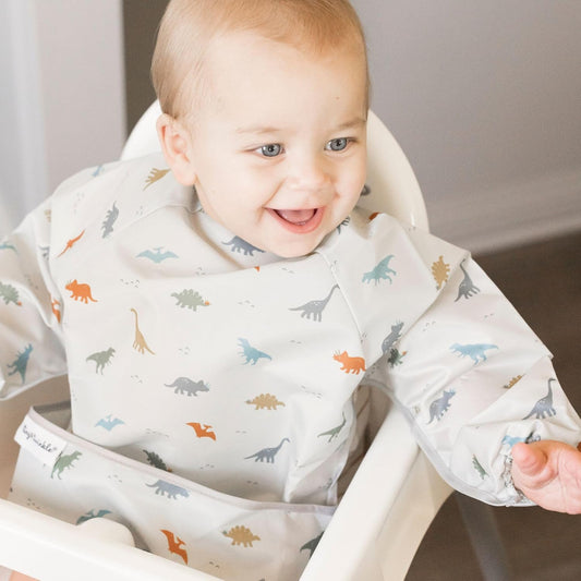 Tiny Twinkle Long Sleeve Bib for Babies & Toddlers | Waterproof Smock