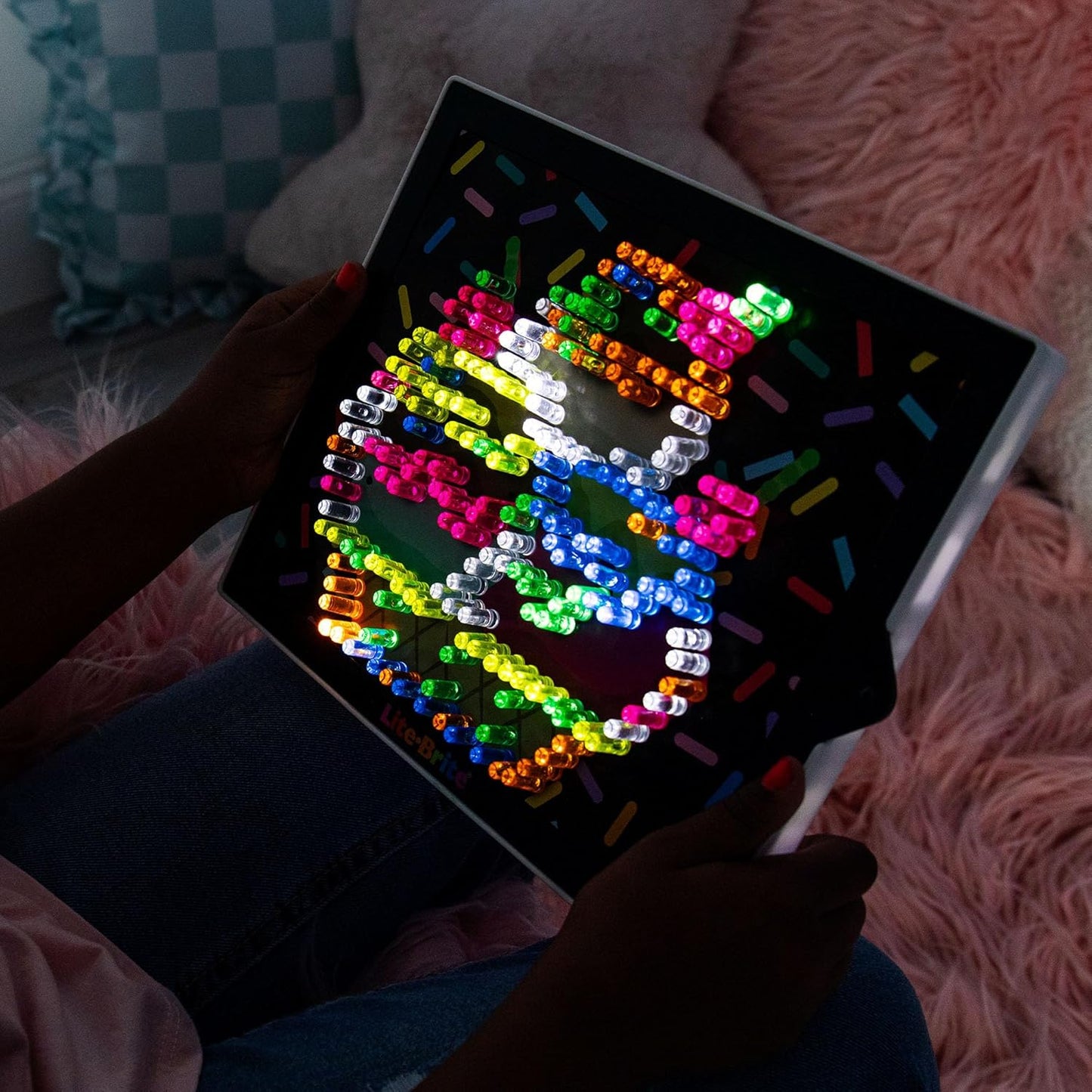 Lite Brite Classic, Favorite Retro Toy - Create Art with Light, STEM,