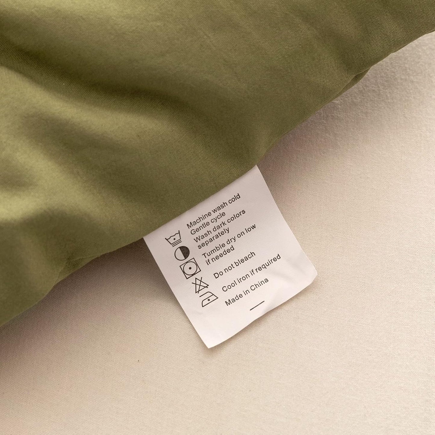 ROSGONIA Queen Comforter Set Olive Green, 3pcs Bedding Sets Queen (1 B