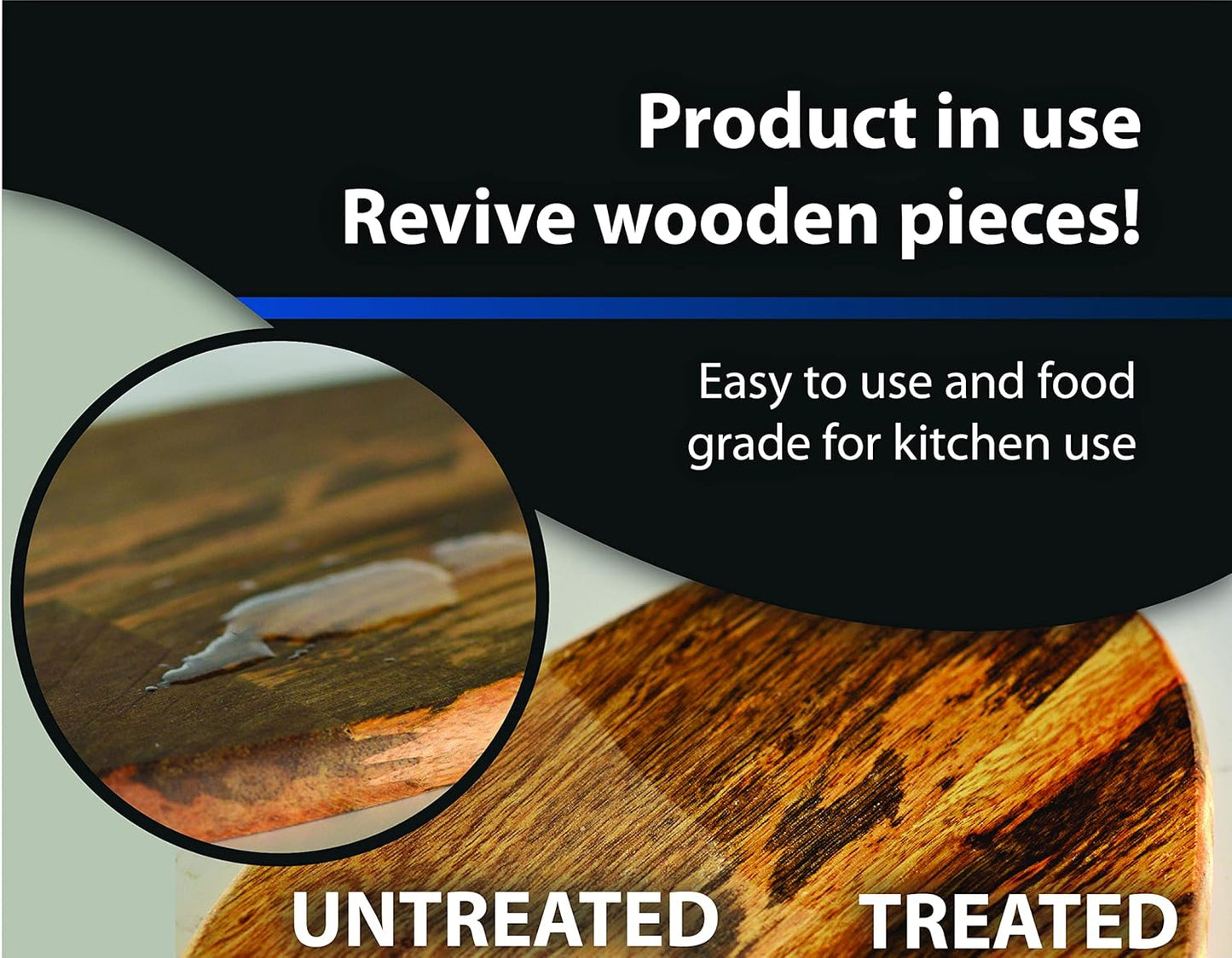 NSF Certified Food Grade Mineral Oil - Gallon (128oz), Certified Food Safe Conditioner for Wood Cutting Boards, Butcher Blocks and Stainless-Steel Kitchen Equipment