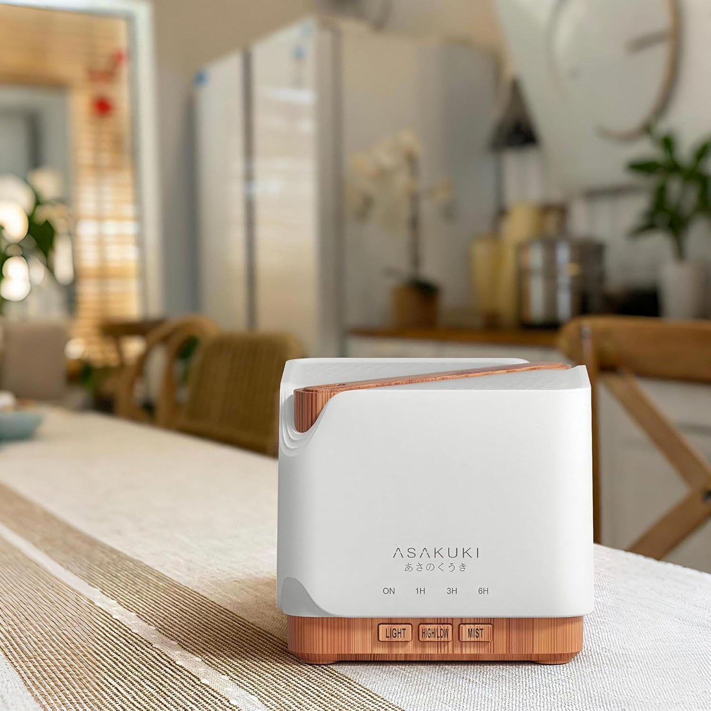 ASAKUKI Essential Oil Diffuser for Home, Large 700 ml Humidifier with