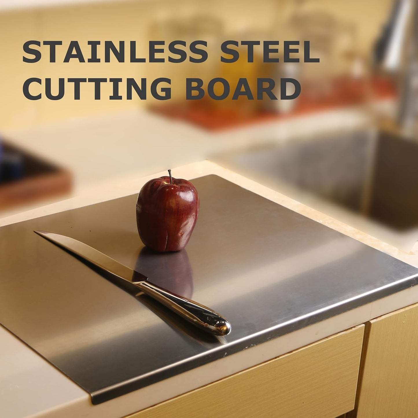 Stainless Steel Cutting Boards for Kitchen, Kneading Cutting Board Mat
