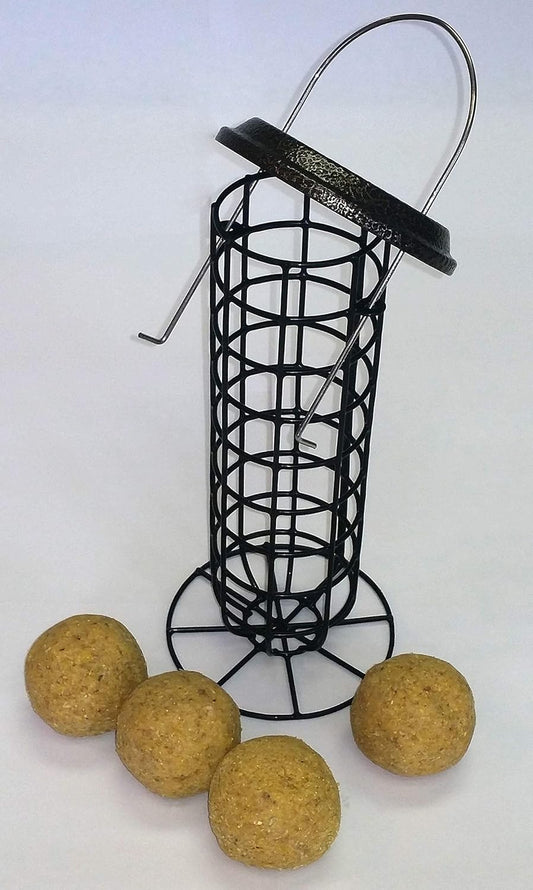 Wildlife Sciences Suet Ball Feeder and Suet Balls | Suet Ball and Feed