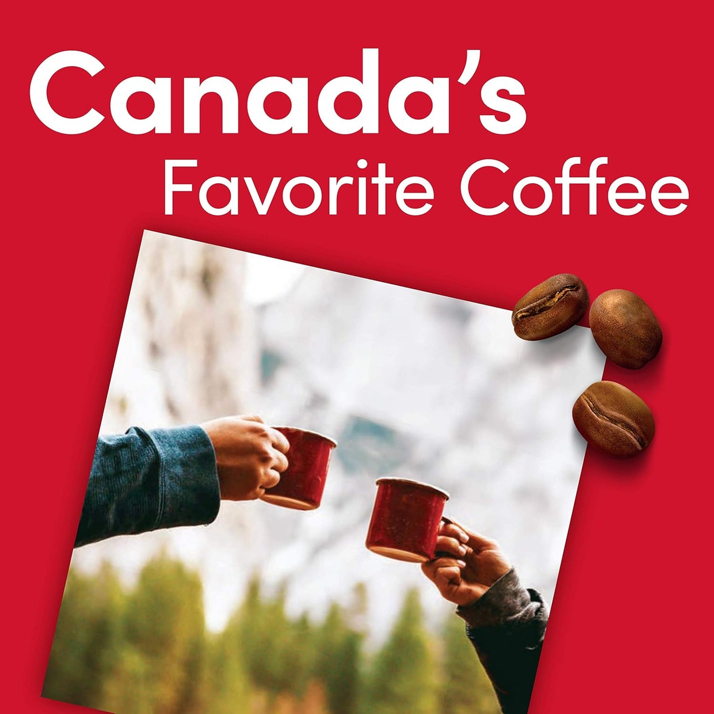 Tim Hortons Whole Bean Original, Medium Roast Coffee, Made with 100% Arabica Beans, 32 Ounce Bag