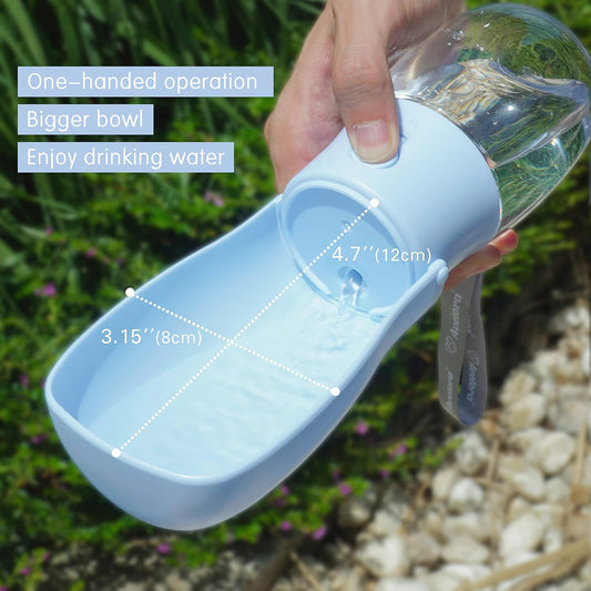 Foldable Dog Water Bottle, Portable Water Dispenser for Cat, Rabbit, P