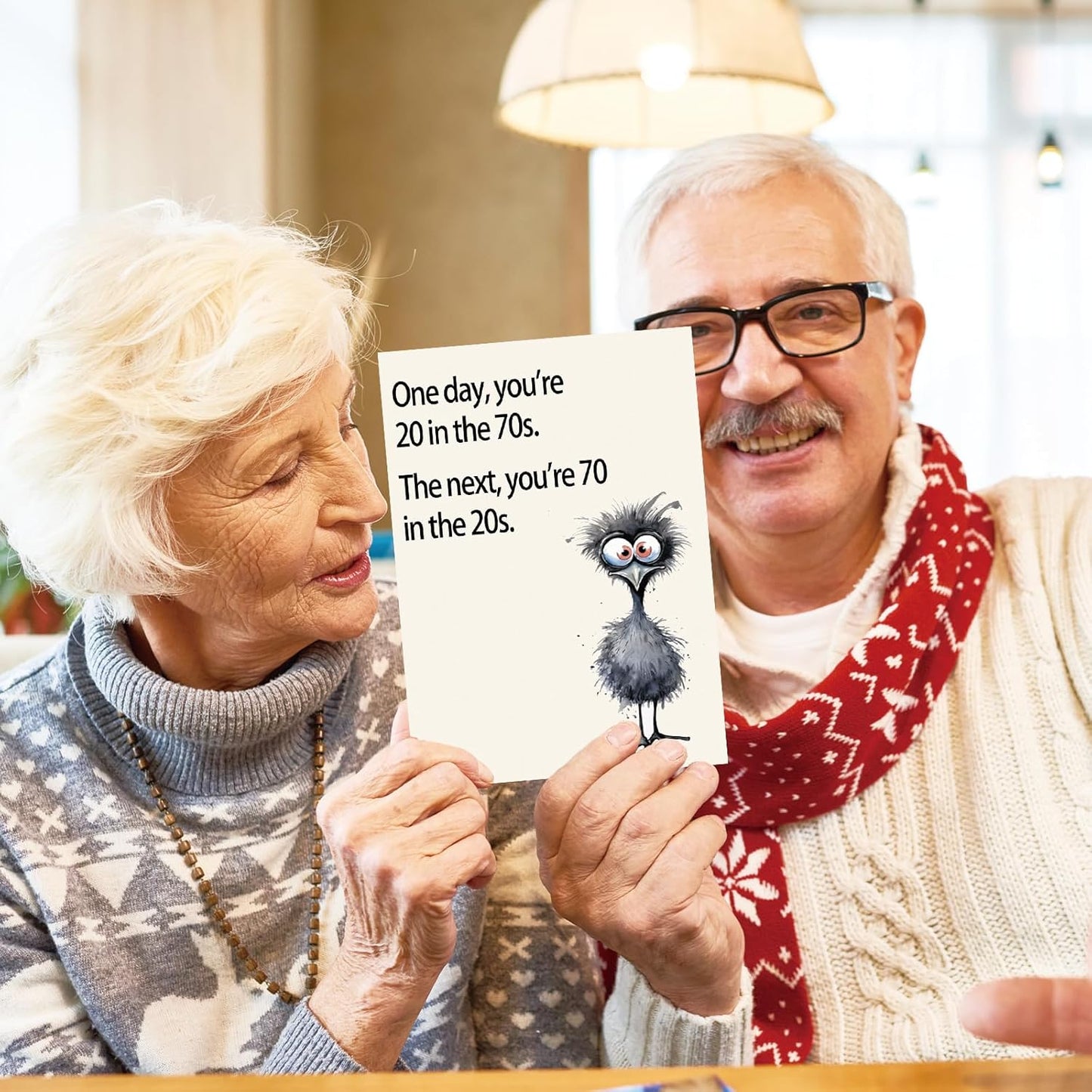 Funny 70th Birthday Card Gifts for Women Men, Happy 70th Birthday Decorations for Dad Mom, Cool Gifts for 70 Year Old Woman Man