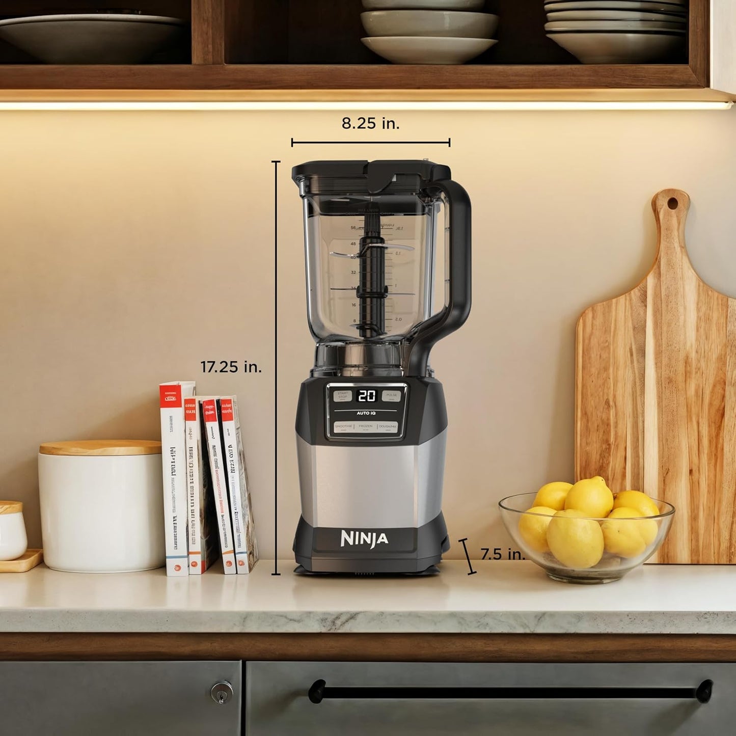 Ninja Blender, Compact Kitchen System, 1200W, 3 Functions for Smoothie