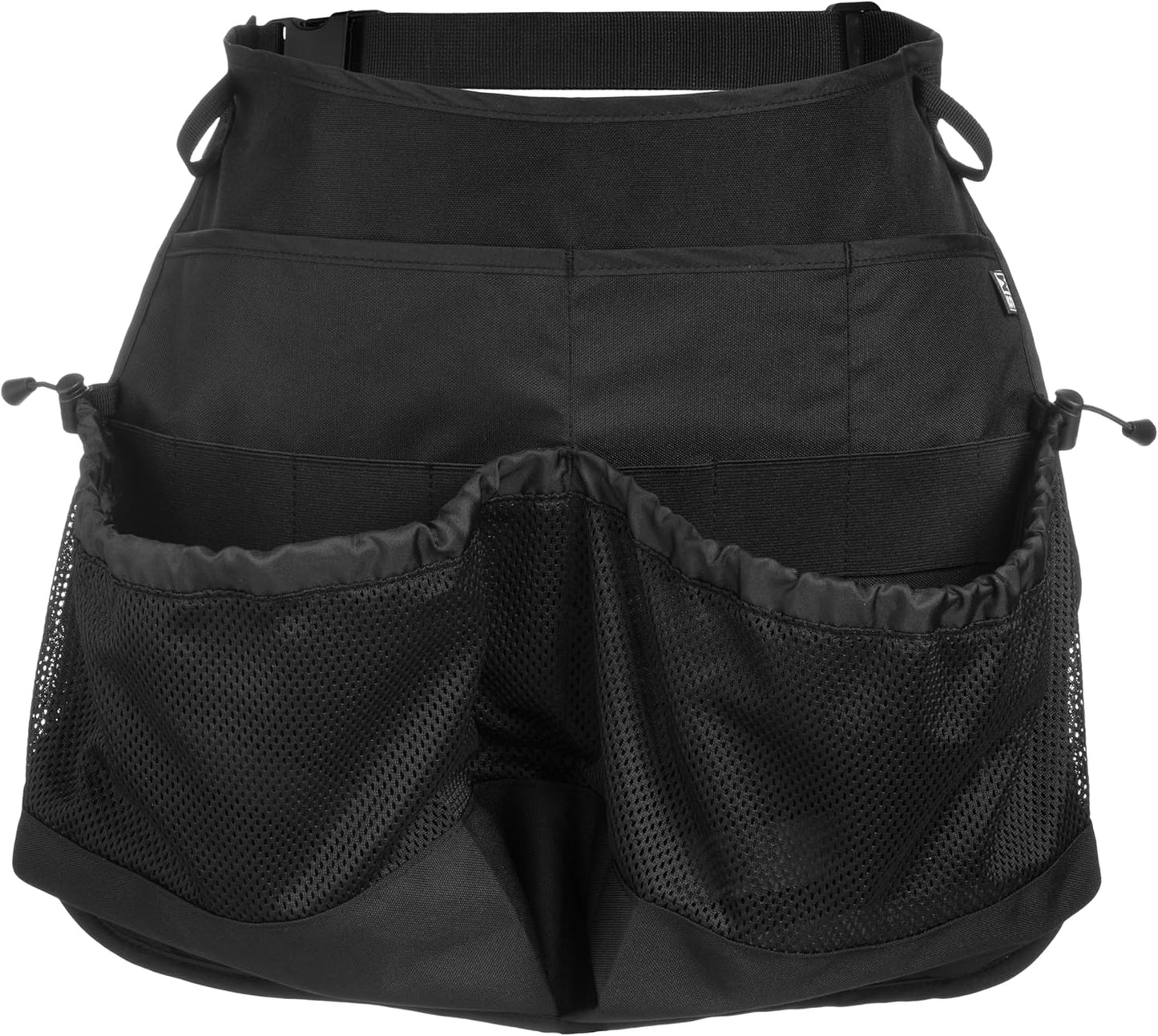 Waterproof Gardening Apron with Mesh Pouch Pockets for Tools, Fruit, V