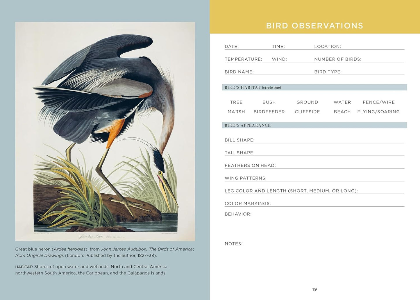The Birdwatcher's Field Journal: A Life List and Birding Diary (Natural Histories Gift)