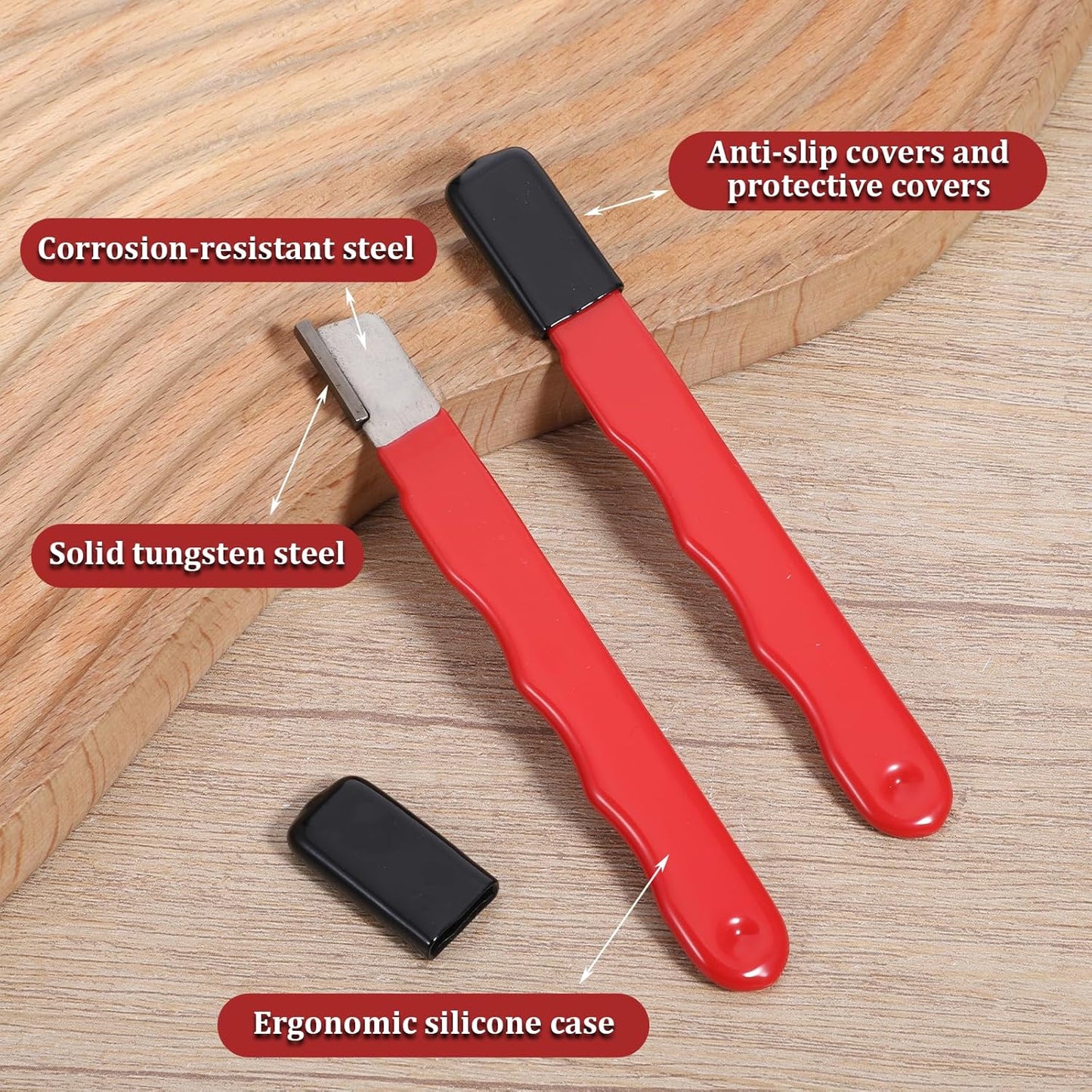 2 Pack Garden Tool Sharpener, Pruning Shears Blade Sharpener Portable Multi Functional Tungsten Steel Garden Tool Quickly Sharpeners Tools Pocket Blade Sharpeners for Hedge Shears Scissors