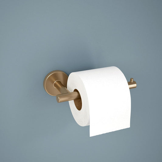 Delta Trinsic (1-Pack) Toilet Paper Holder Champagne Bronze Tissue Rol