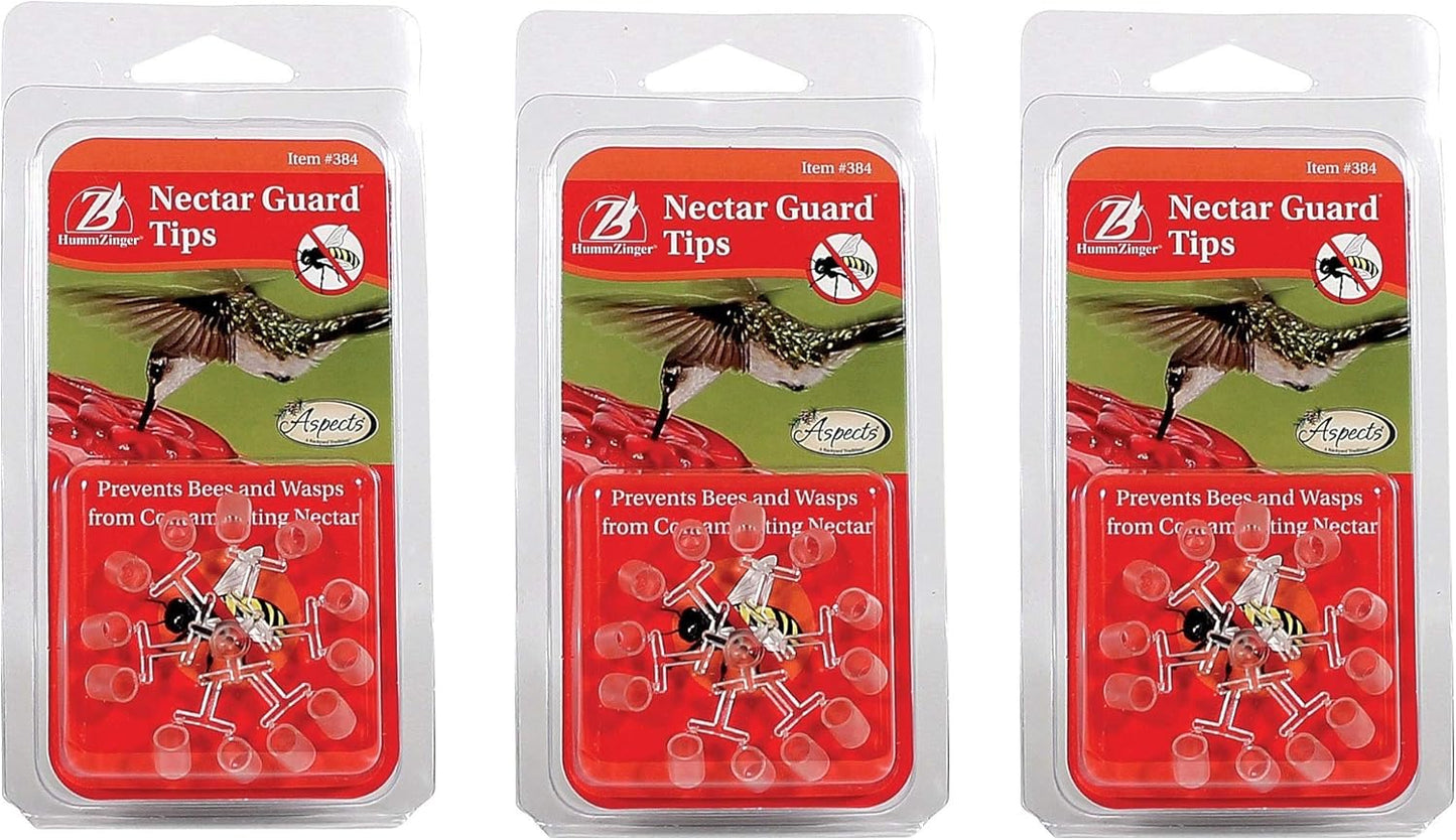 Aspects 3 Pack of Nectar Guard Tips, 12 Tips Per Pack, for Hummingbird Feeders