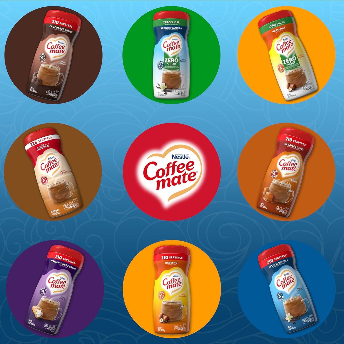 Coffee-mate French Vanilla Powdered Coffee Creamer, 15-Ounce Packages