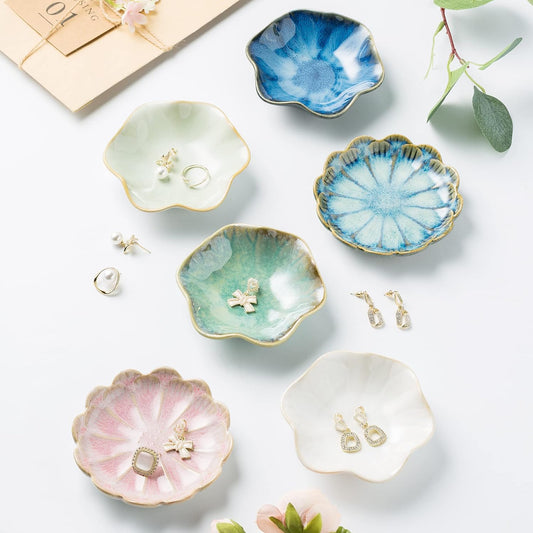 Jewelry Dish Tray, Ring Dish, Ceramic Trinket Tray, Key Bowl, Decorati