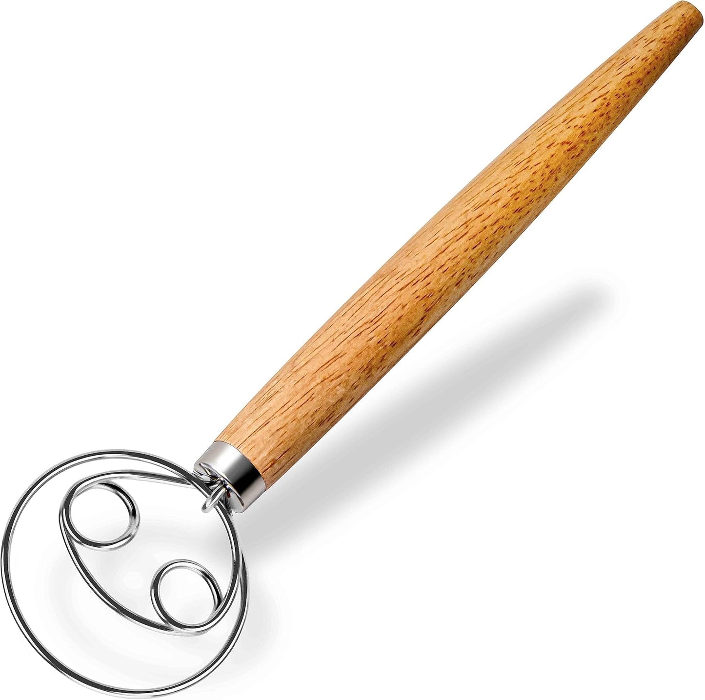 Maxjoy Danish Dough Whisk for Bread Sourdough Baking Mixing - Stainles