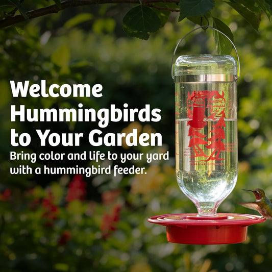Birds Choice Best-1 32oz. Hummingbird Feeder, Clear (BEST32OZ)