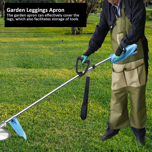 Pilipane Gardening Apron with Pockets, Oxford Cloth Garden Apron with Pockets for Women & Men Watertight Aprons Neck Heavy Duty in Kitchen Cooking Outdoor Gardening
