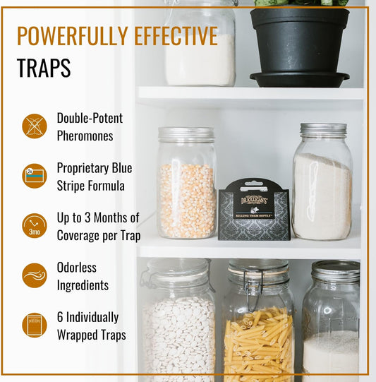 Dr. Killigan's Premium Double Potent Pantry Moth Traps with Pheromones