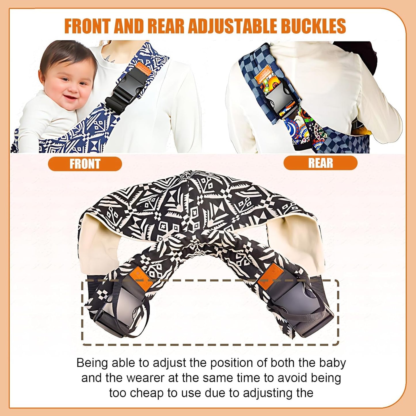 Baby Sling Carrier,Toddler Carrier, 2024 New Baby Carrier Newborn to T
