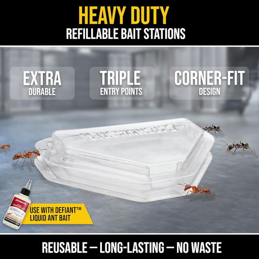 Catchmaster DEFIANT Reusable Heavy Duty Ant Traps Indoor & Outdoor Ref
