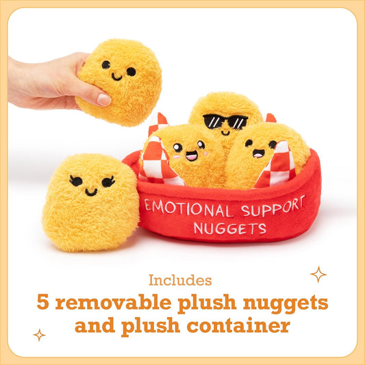 Emotional Support Nuggets by Relatable, Easter Plush Cuddly Stuffed An