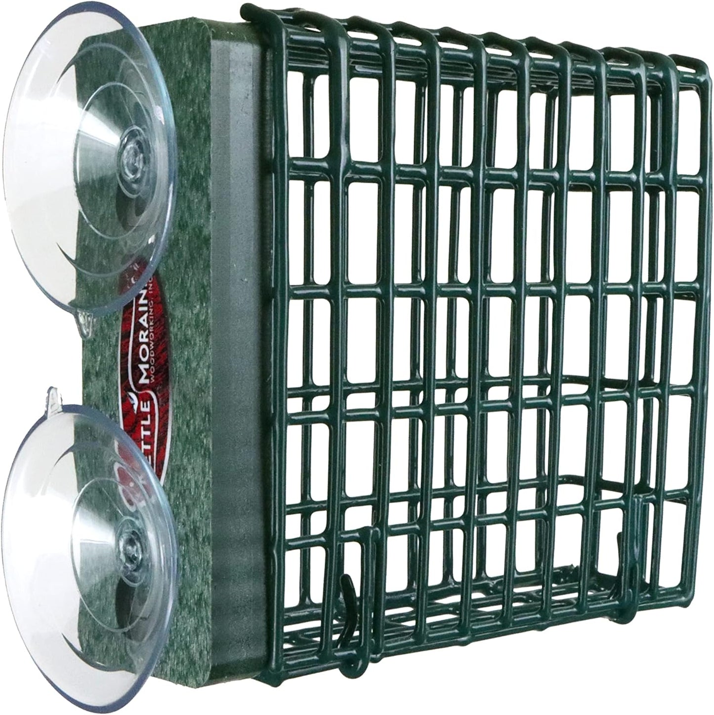 Kettle Moraine Window Mount Single Suet Cake Woodpecker Bird Feeder