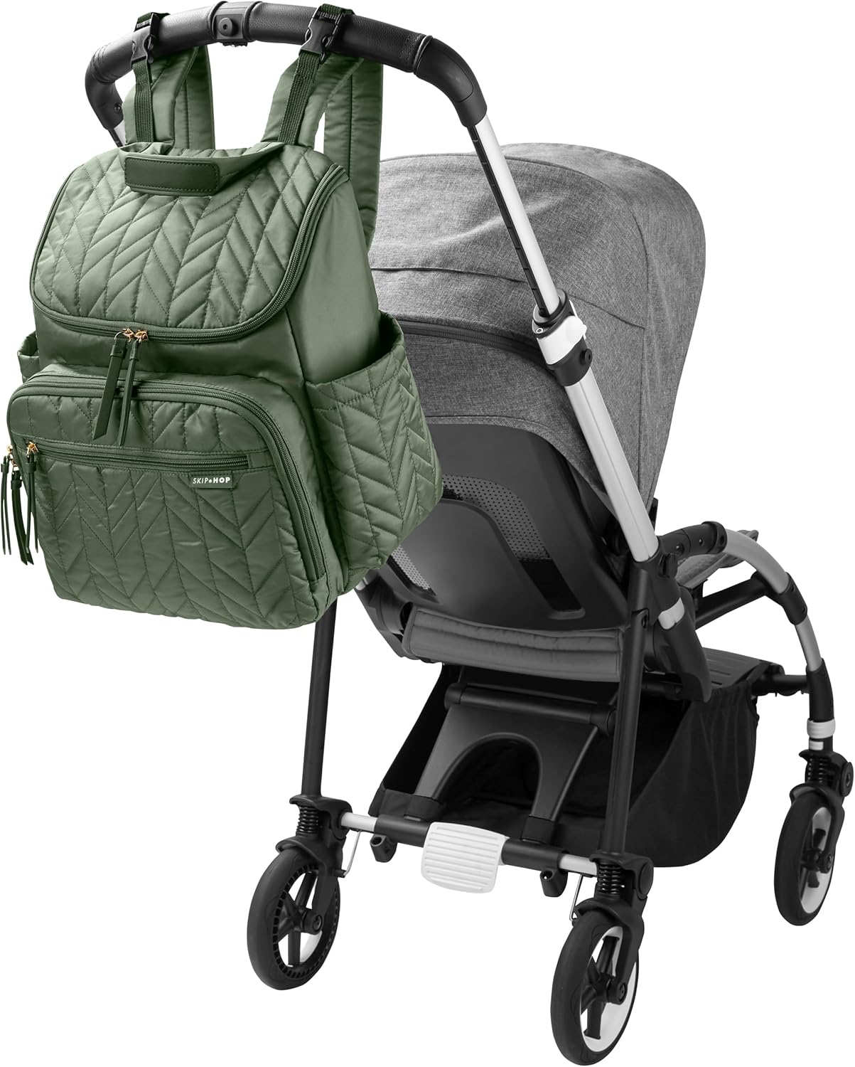 Skip Hop Diaper Bag Backpack: Forma, Multi-Function Baby Travel Bag wi