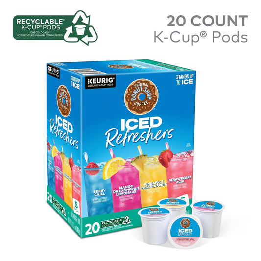 The Original Donut Shop, Iced Refreshers, Keurig Single Serve K-Cup Po