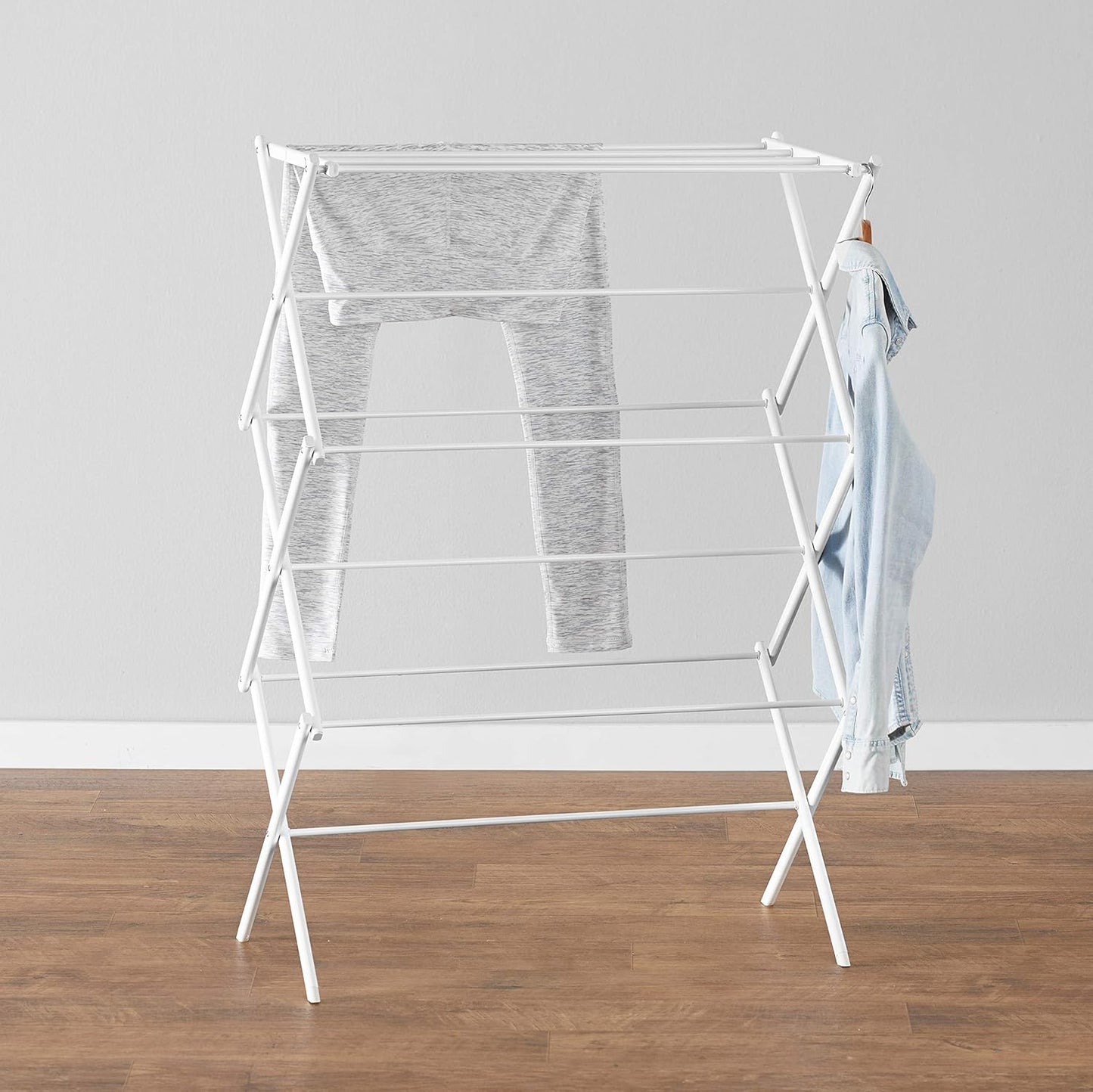 Amazon Basics Foldable Portable Clothes Drying Rack for Indoor Air Dry