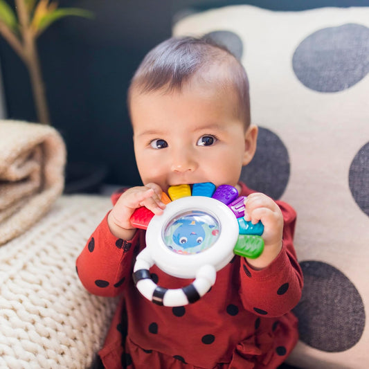 Baby Einstein Outstanding Opus The Octopus Sensory Rattle & Teether Mu