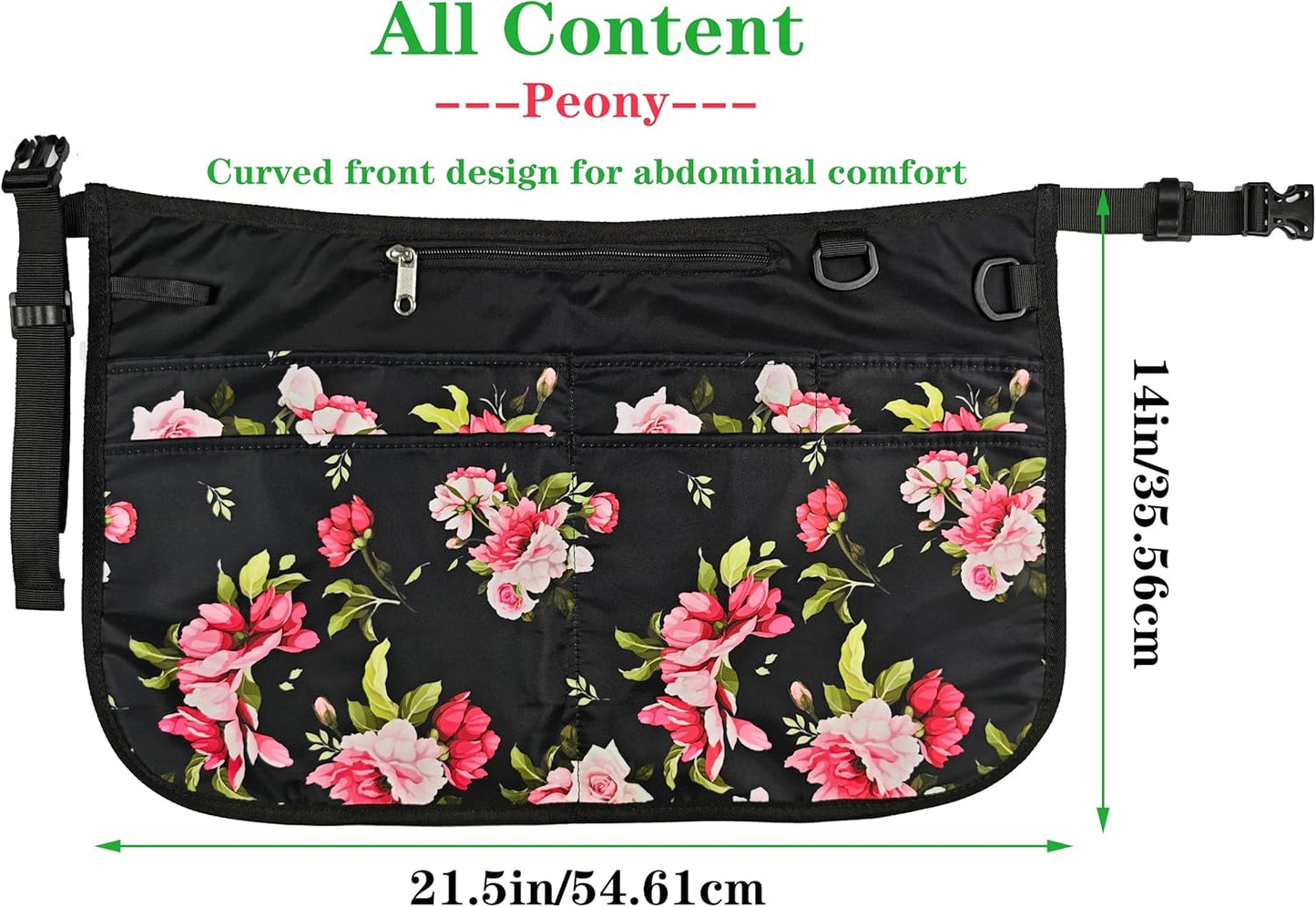Barber Apron with 6 Pockets, Waterproof and Bleach-proof Hair Stylist