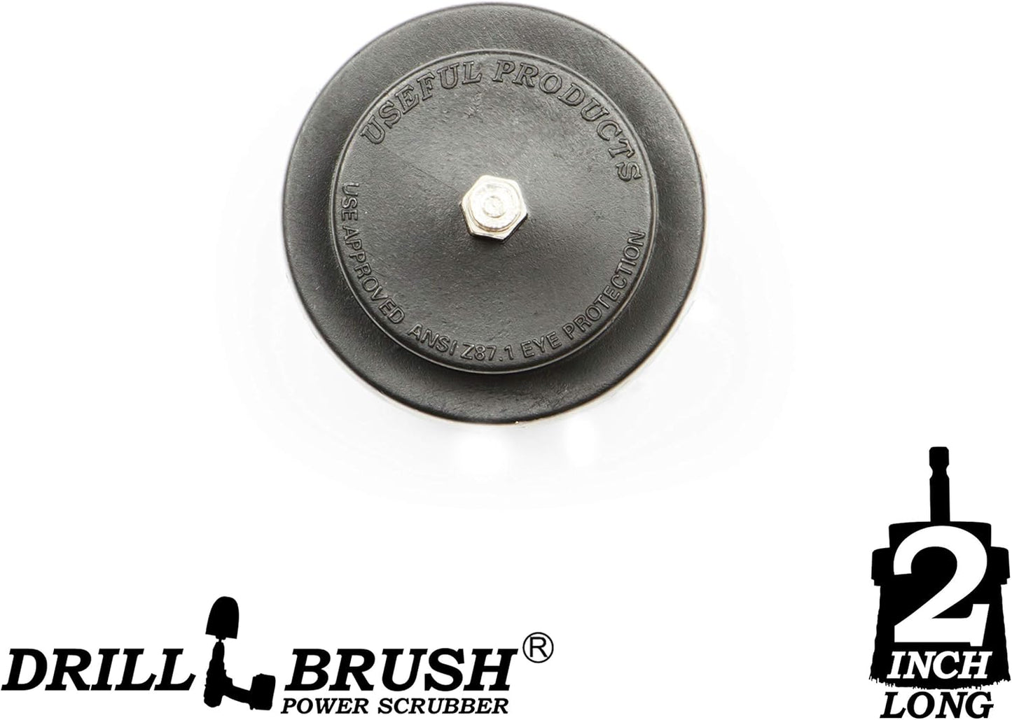 Cleaning Supplies - Drill Brush - Grout Cleaner - 2-inch Long Bristle Spin Brush Set - Bird Bath - Gnome - Scrubber - Bathroom Accessories - Shower Curtain - Bath Mat - Shower Cleaner - Rust - Calcium