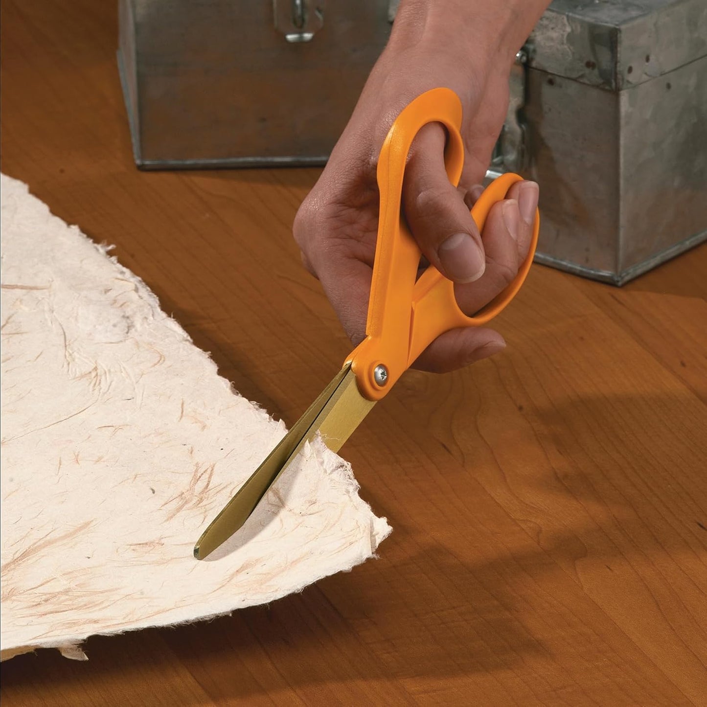 Fiskars Titanium Shop Shears, Stainless Steel Precision-ground Scissor