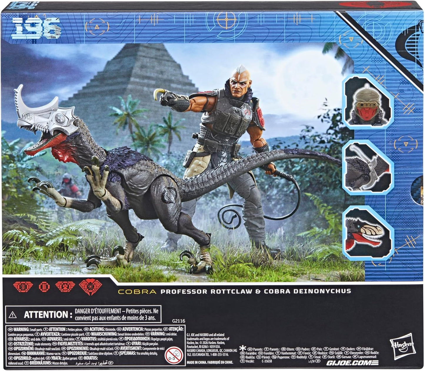 G.I. Joe Classified Series #196, Professor Rottclaw & Cobra Deinonychu