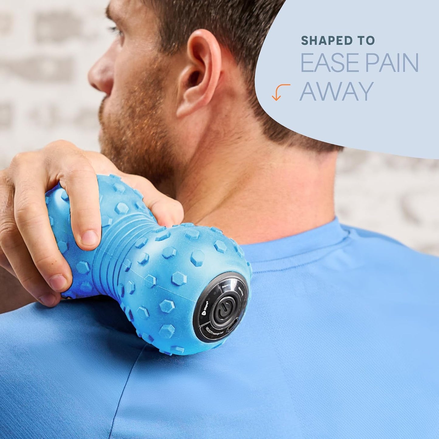LifePro 4-Speed Vibrating Massage Ball - Peanut Massager Combines a La