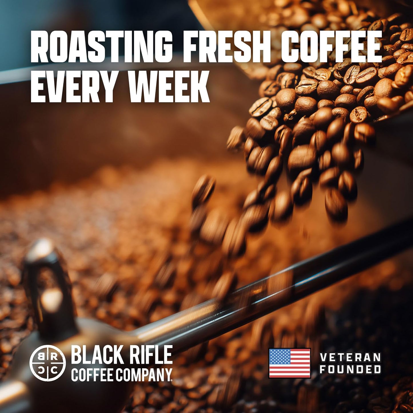 Black Rifle Coffee Company Loyal Spirit, 18oz Bag, Ground Coffee Light Roast - Roasted Blend Made from Arabica Beans - Colombian & Brazilian Beans - Veteran Founded & American Made