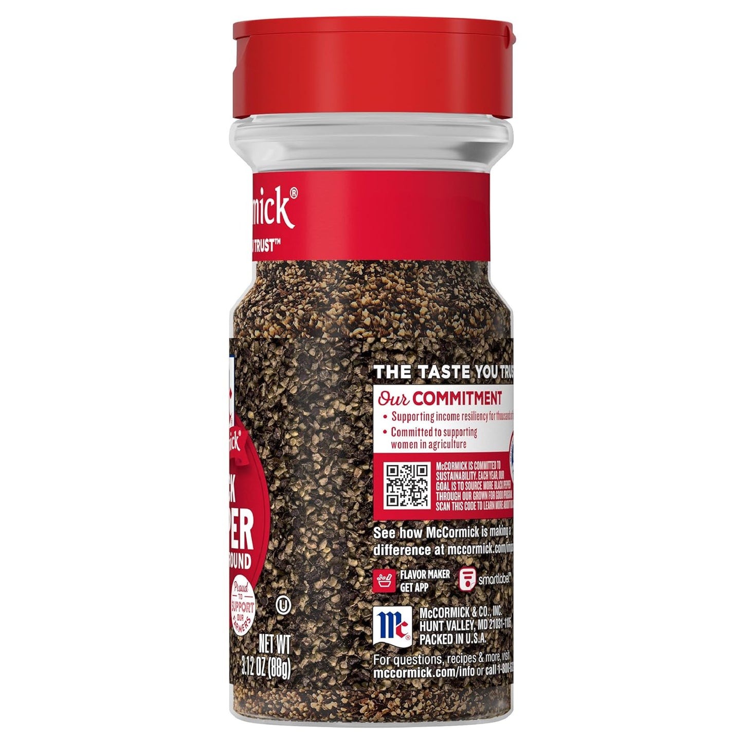 McCormick Coarse Ground Black Pepper, 3.12 oz