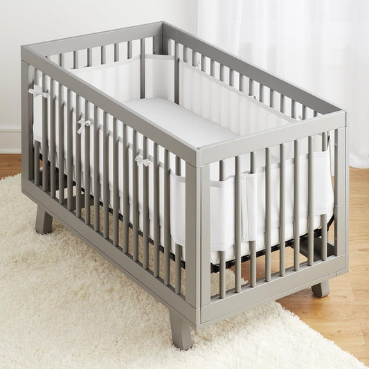 BreathableBaby Breathable Mesh Liner for Full-Size Cribs, Classic 3mm
