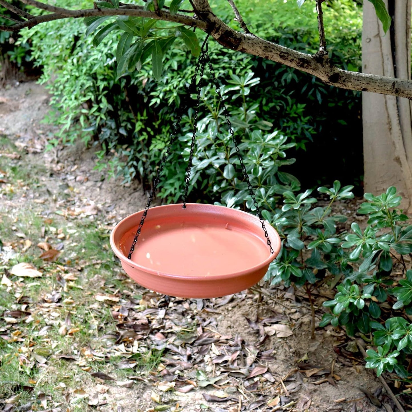 Together-life 12 Inch Hanging Bird Bath, Outdoor Bird Drinking Station