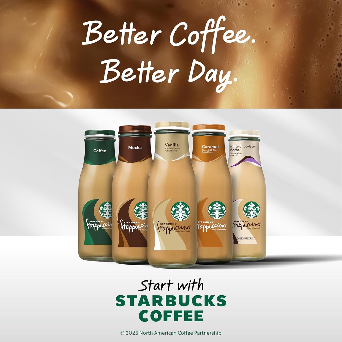 Starbucks Frappuccino Coffee Drink, Mocha, 13.7 fl oz Bottles (12 Pack