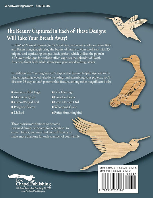 Birds of North America for the Scroll Saw: 25 Projects from the Berry Basket Collection (Fox Chapel Publishing)