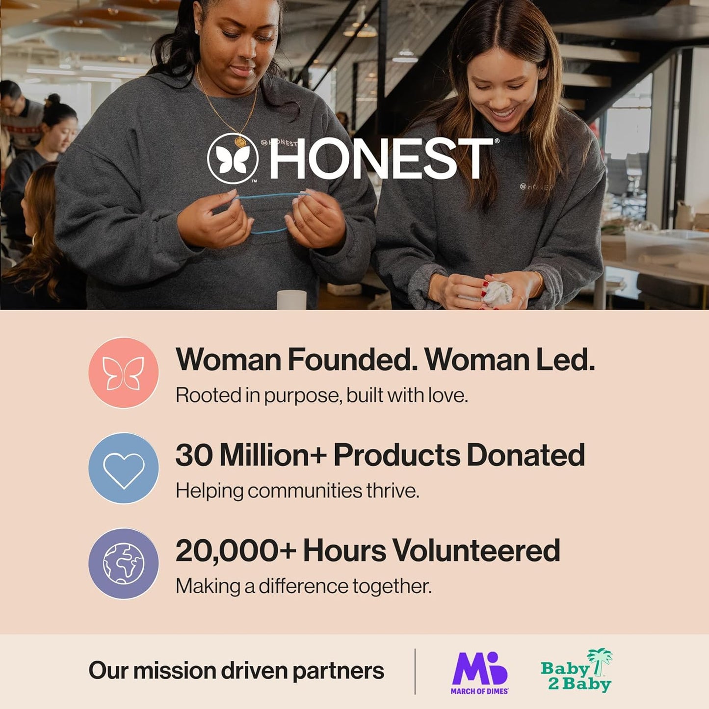 The Honest Company Hypoallergenic Multi-Use Baby Wipes for Sensitive S