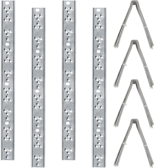 Hausse Stainless Steel Bird Spikes 4 Pack, Squirrel Small Birds Pigeon