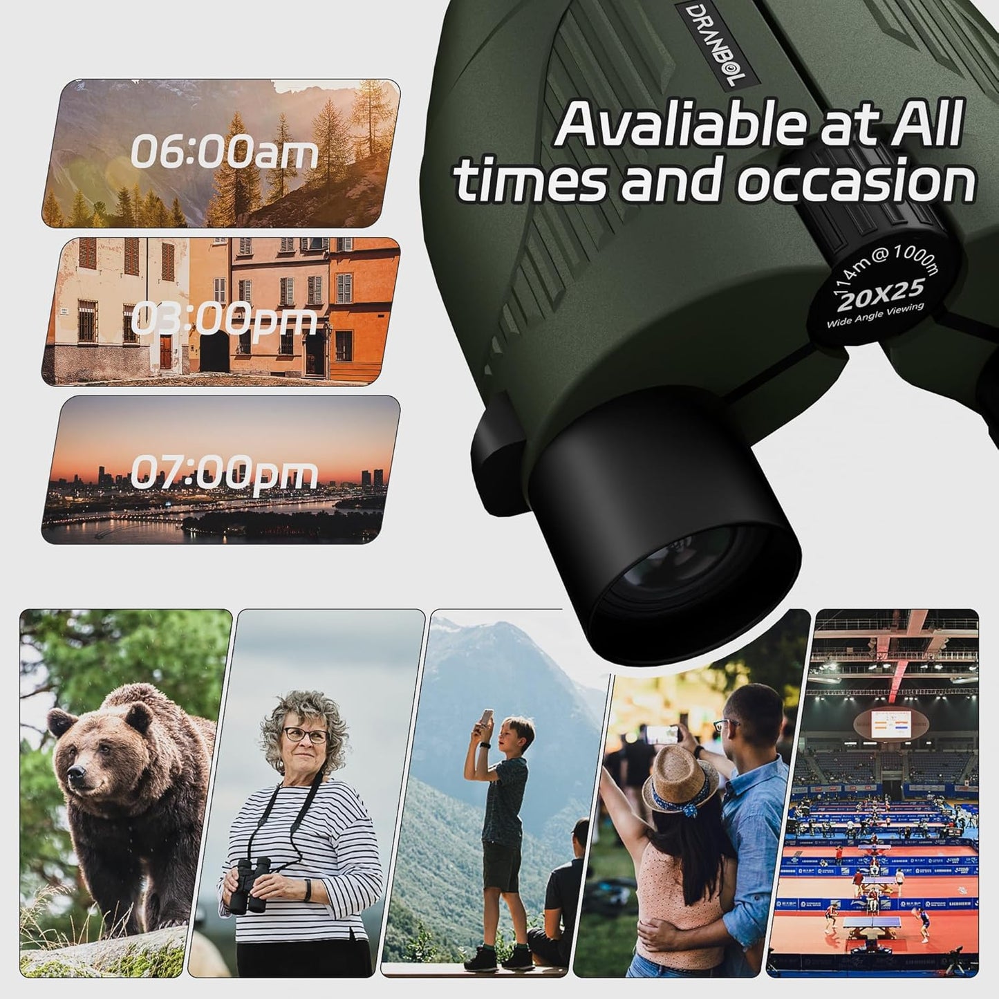 20X25 Small Binoculars for Adults and Kids, Large Eyepiece Binoculars for Bird Watching Easy Focus, Pocket High Powered Opera Glasses for Concert, Cruise Ship, Travel Must Have