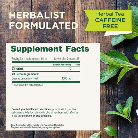 Traditional Medicinals Organic, Peppermint Tea - Helps Soothe Belly fr