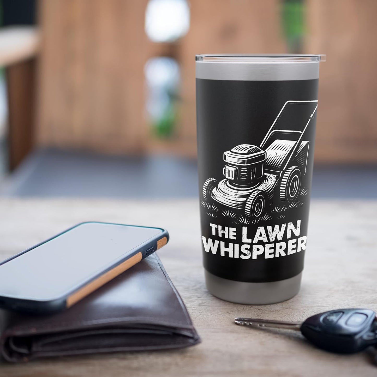 The Lawn Whisperer Lawn Mower Stainless Steel Insulated Tumbler