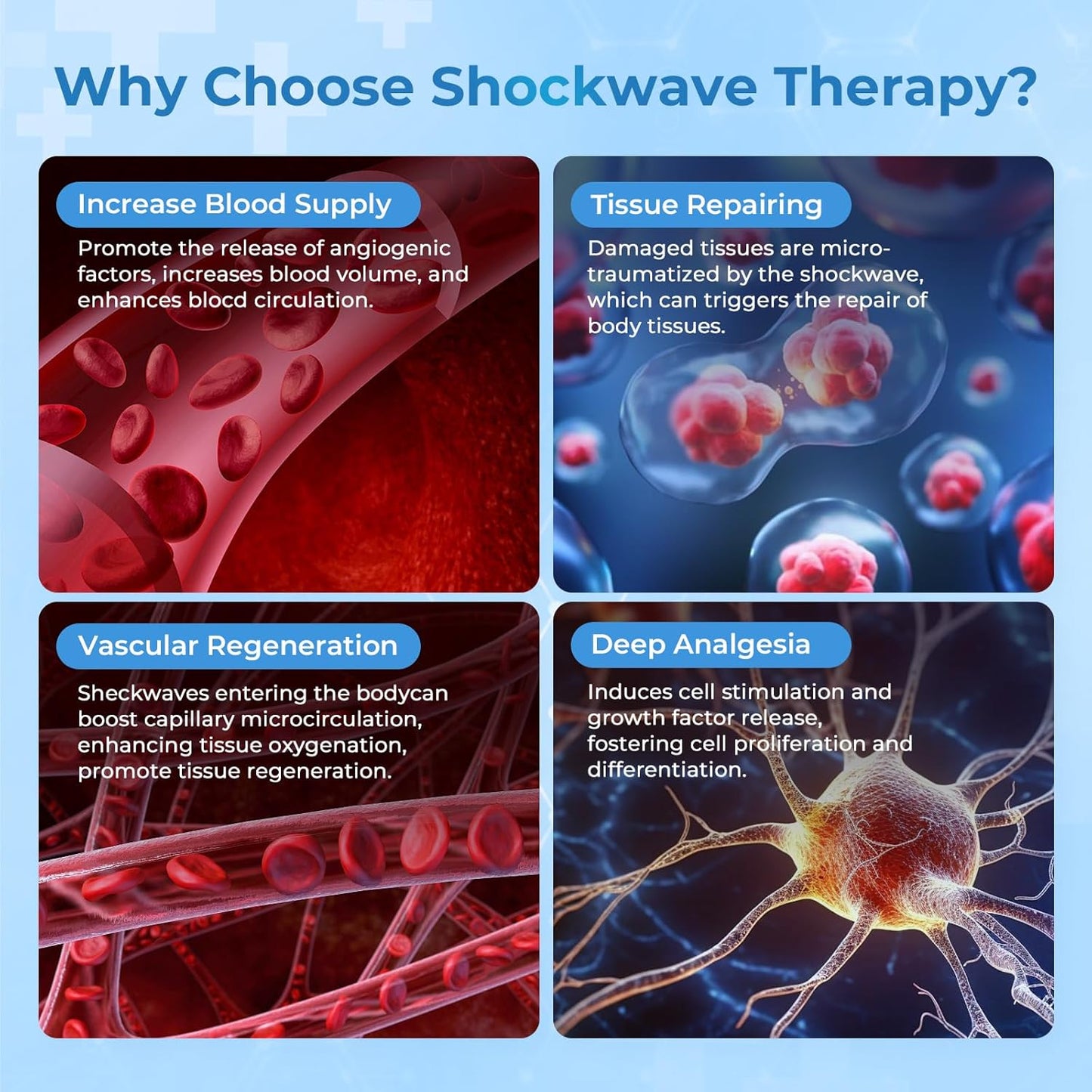 2026 New Upgraded Shockwave Therapy Machine, Extracorporeal Shock Wave