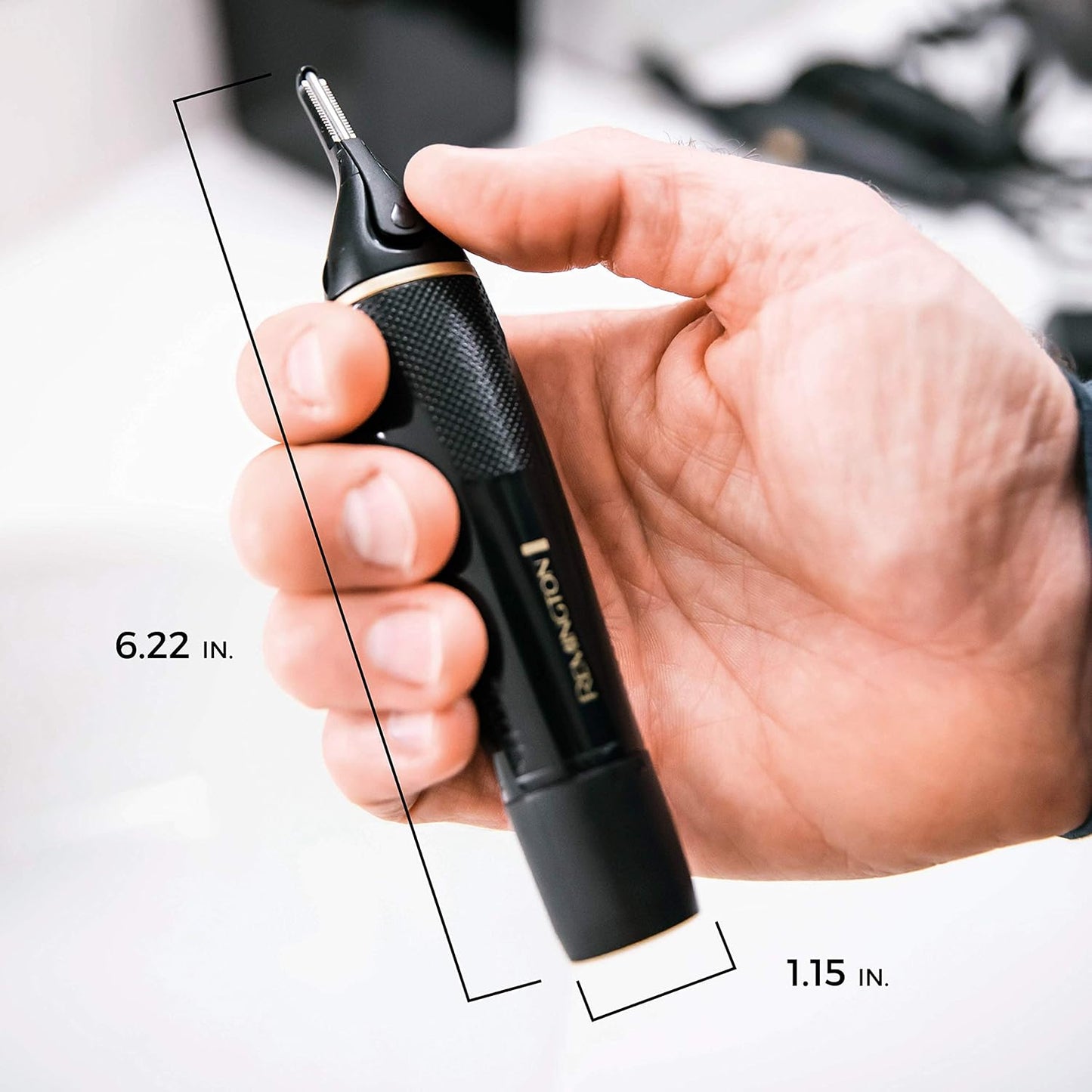 Remington Ultimate Precision Detail Trimmer Black NE3160, Black/Gold,