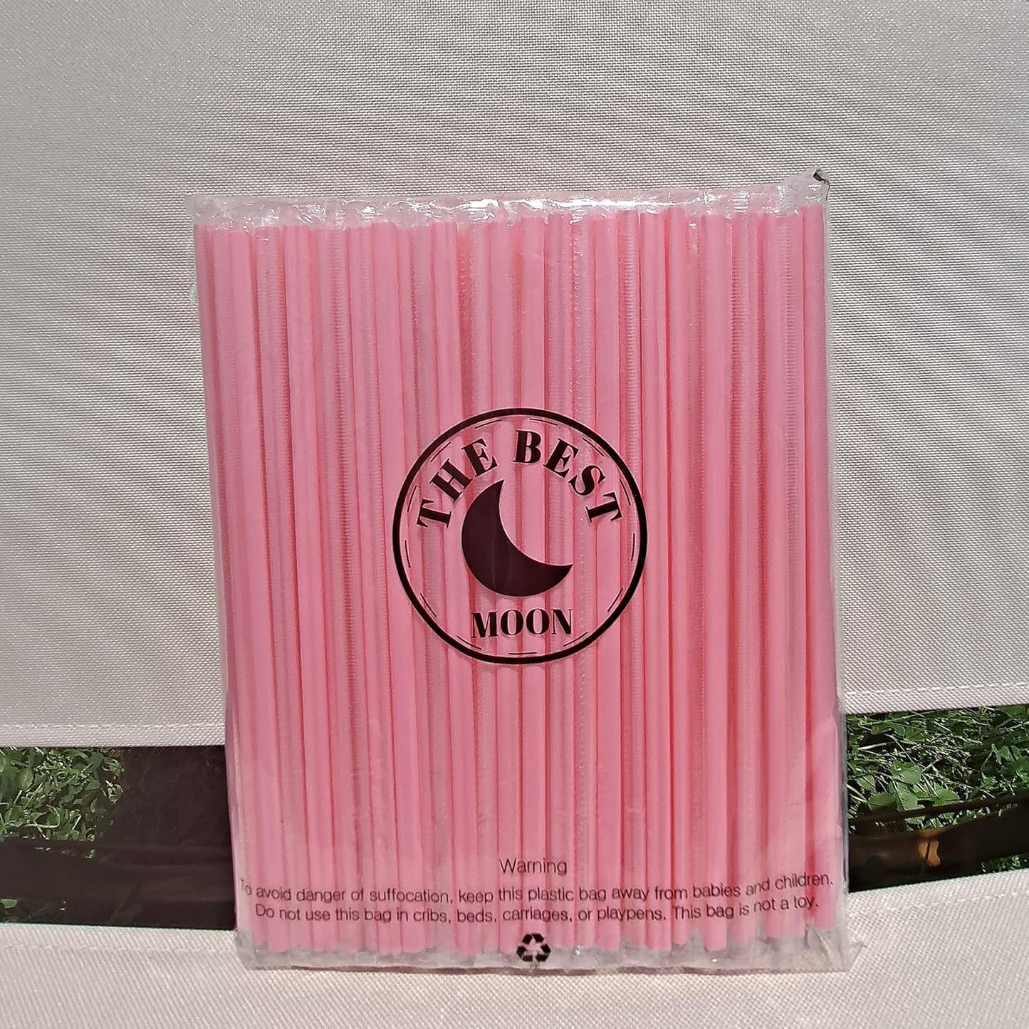 100pcs Heart Shaped Pink Straws Disposable Drinking Cute Straw Individually Wrapped Pink Plastic Straw Galentines Day, Cocktail, Birthday Party, Bridal Shower, Wedding Decorations